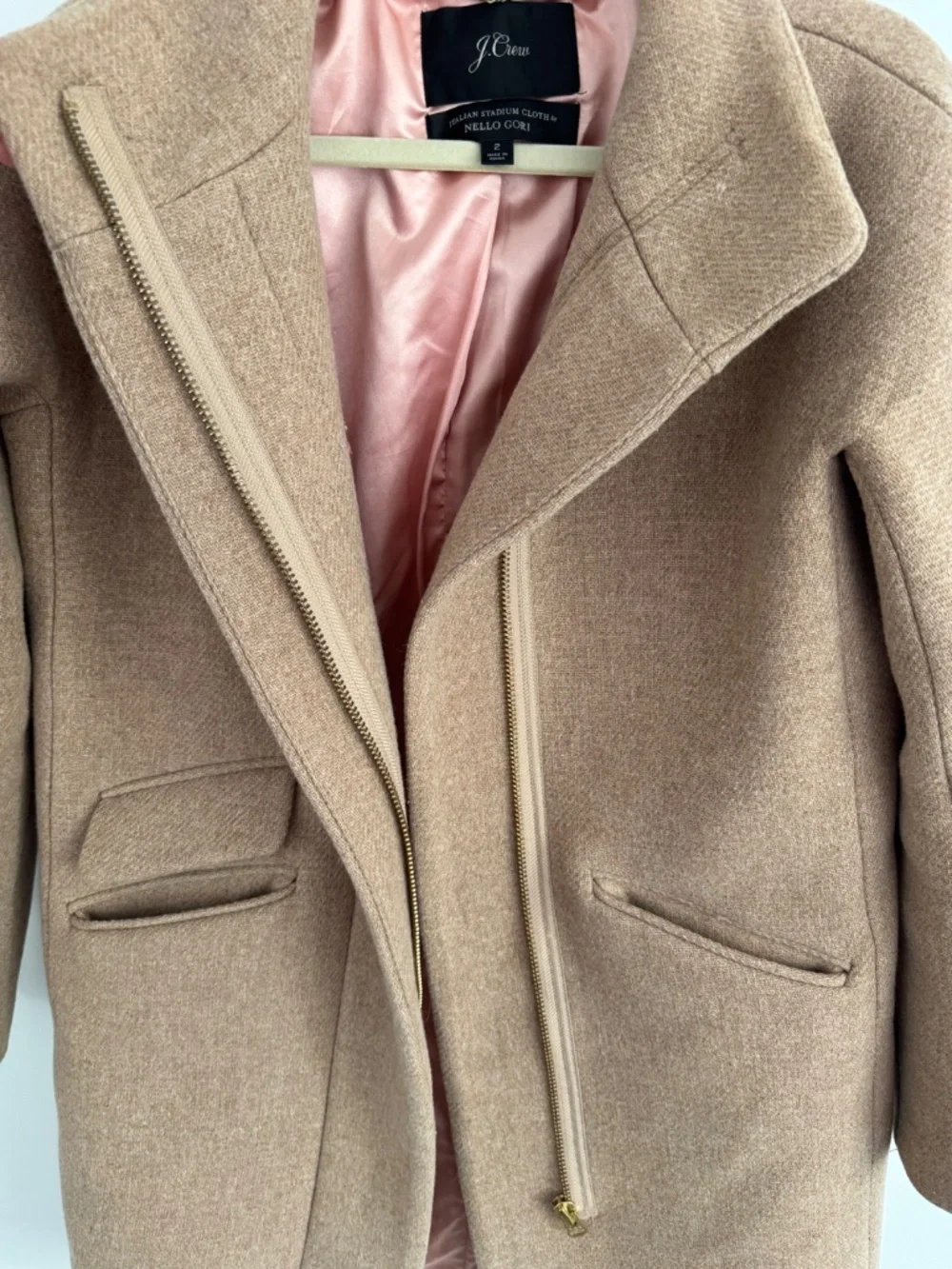 J.Crew Tan Coat